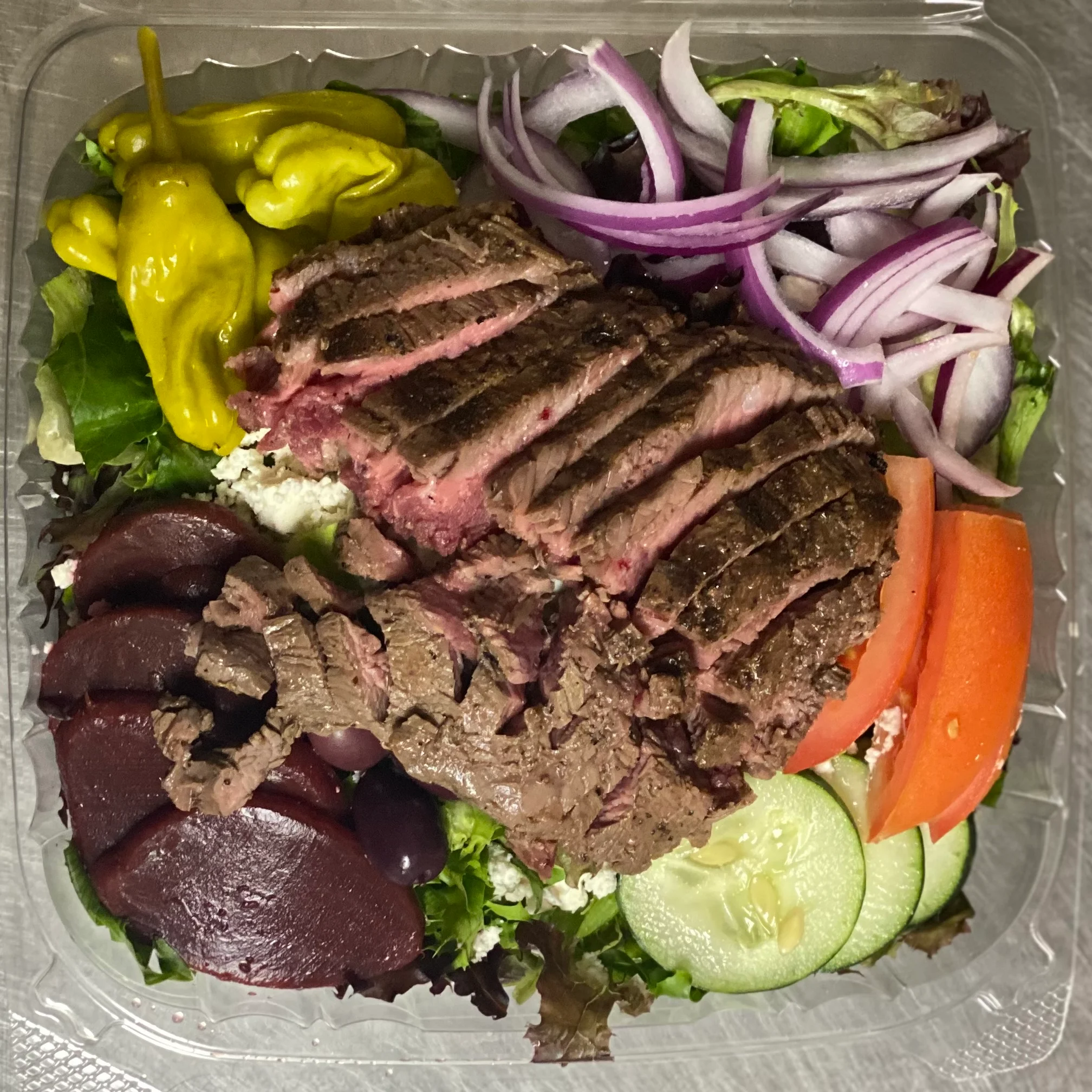 Greek Steak Salad